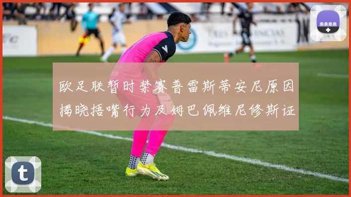 欧足联暂时禁赛普雷斯蒂安尼原因揭晓捂嘴行为及姆巴佩维尼修斯证词分析